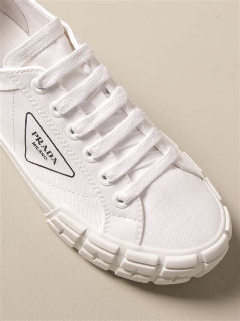 designer prada sneakers|prada canvas shoes.